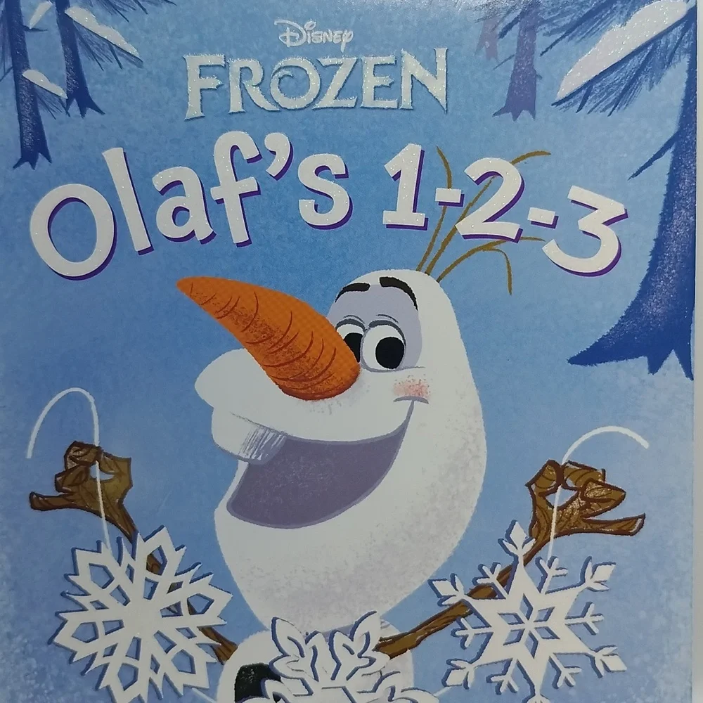 Disney Frozen Olaf's 1-2-3 Counting Board Book 2013 Winter Christmas Early Read - Picture 14 of 14